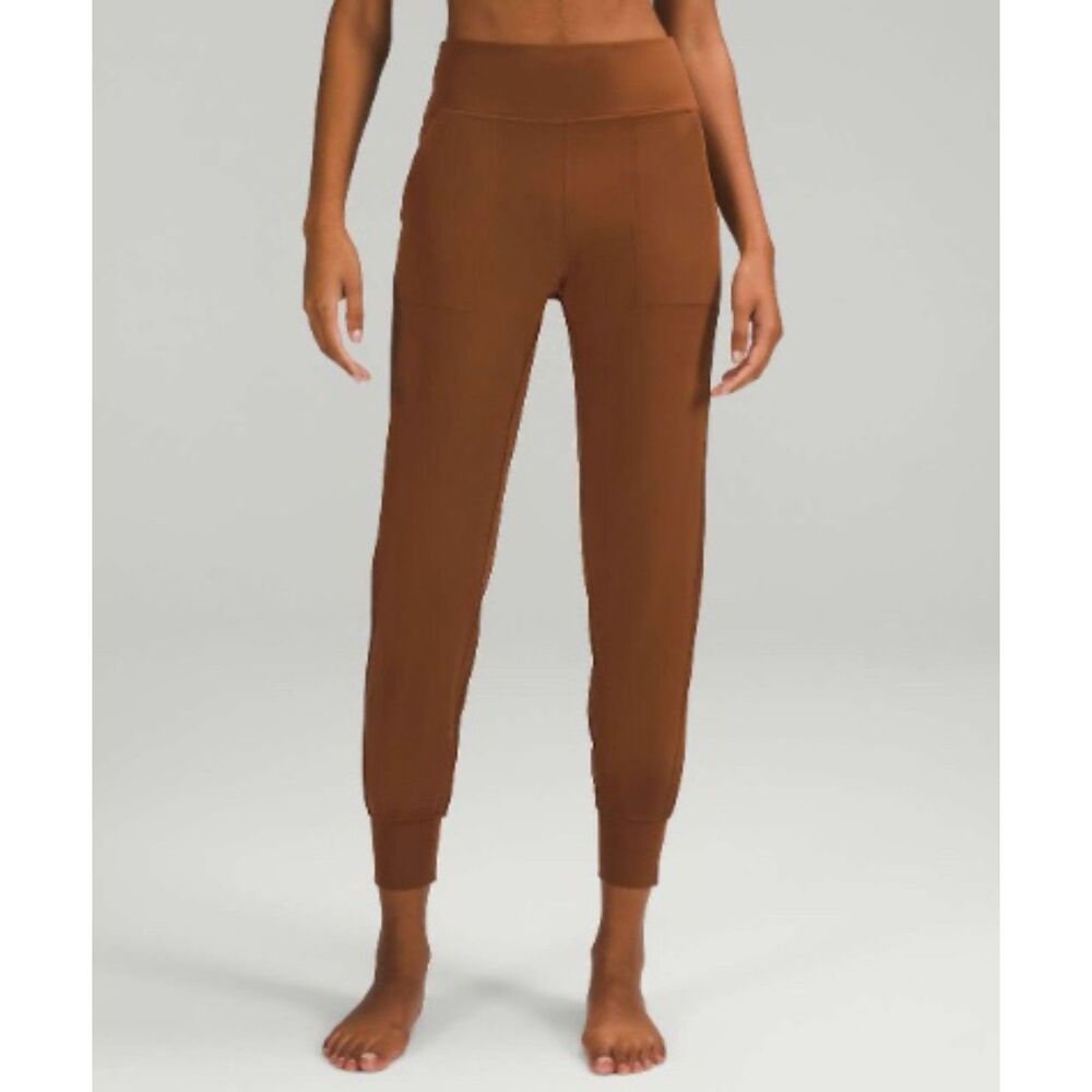 EUC Lululemon Align High-Rise Jogger Roasted Copper Brown 8
